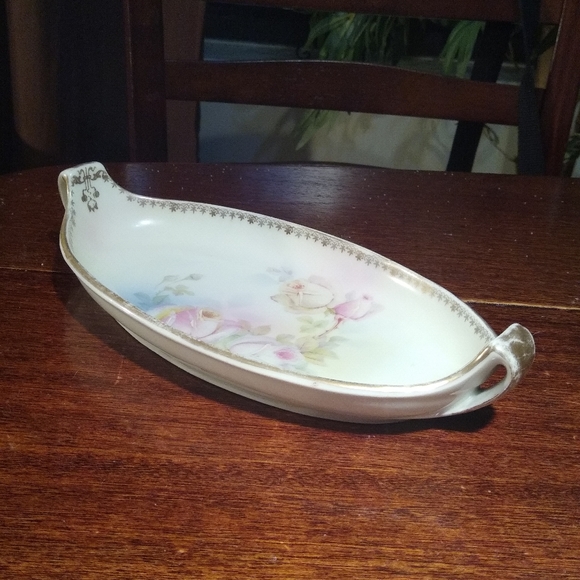 Antique decorative dish, trinket dish, candy dish. - Picture 7 of 14
